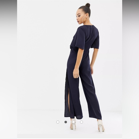 ASOS Wide Leg Jumpsuit Romper - Picture 2 of 4